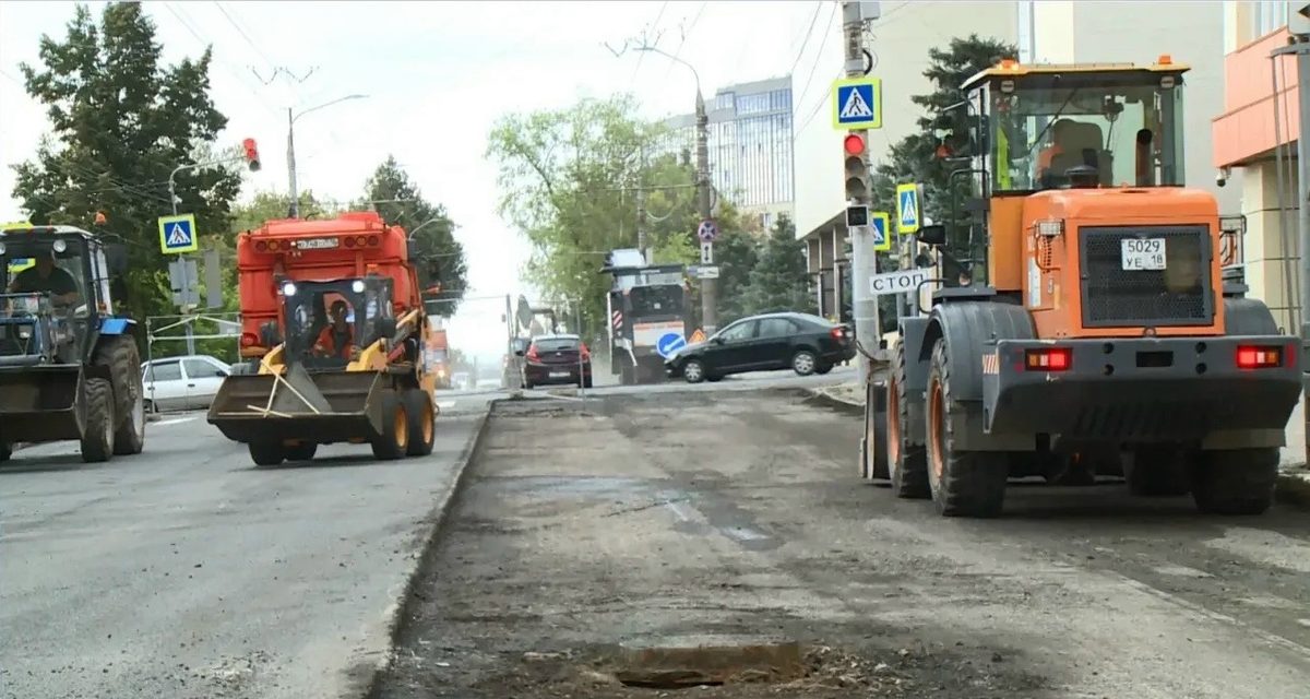 Движение по улице Горького в Ижевске откроют 27 августа с 4:30