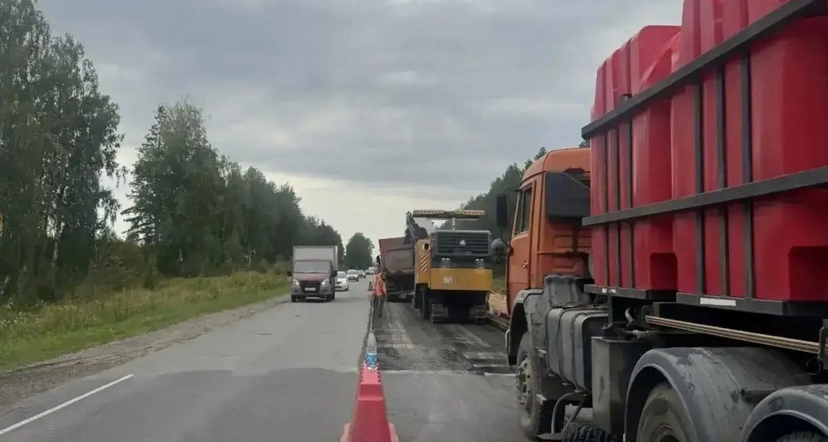 На трассе Ижевск — Сарапул у «Ближней Усадьбы» ввели реверсивное движение до конца сентября