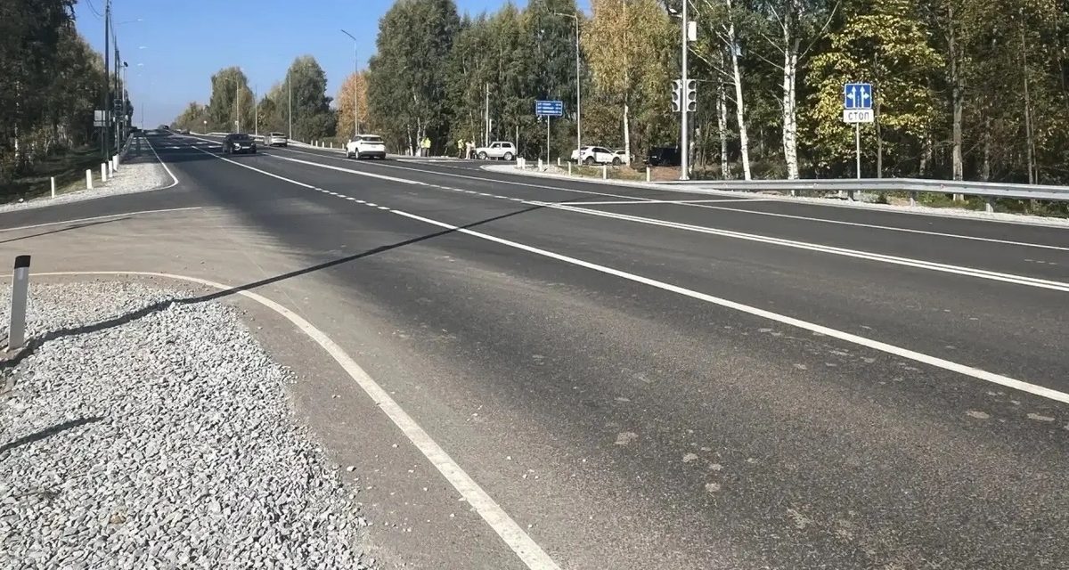 На Окружной у СНТ «Пламя» добавили полосы после частых ДТП